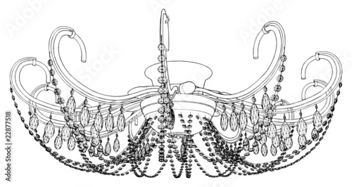 Luster Chandelier Vector 32