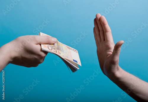 Photos Geld ablehnen