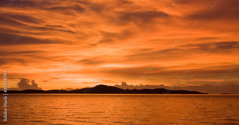 Obraz premium Sunset in Thailand