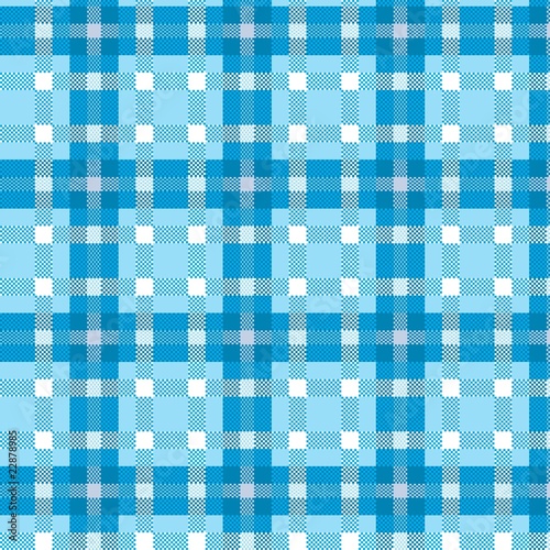 Tablecloth tartan pattern