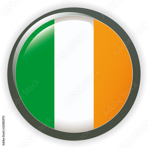 Free Download Orb IRELAND Flag vector button illustration 3D - GFXLoad