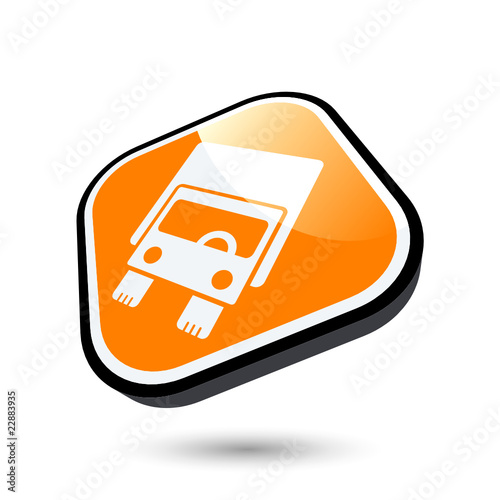 transport spedition zeichen symbol button