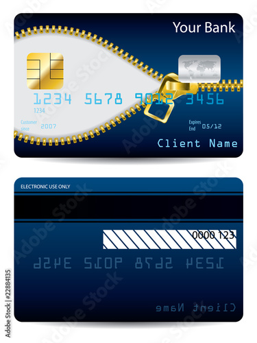 Zipper Credit card