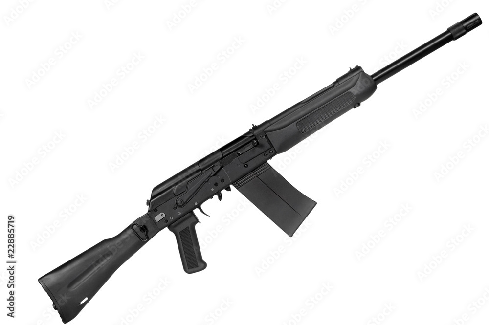 Gun isolated on a white background Gun isolated on a white background