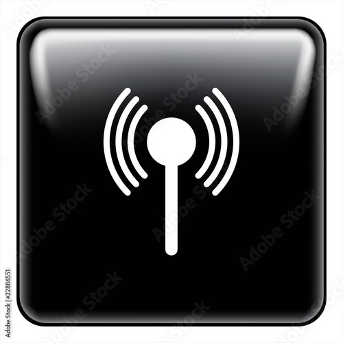 Communications button vector