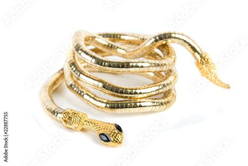 golden snake bracelet