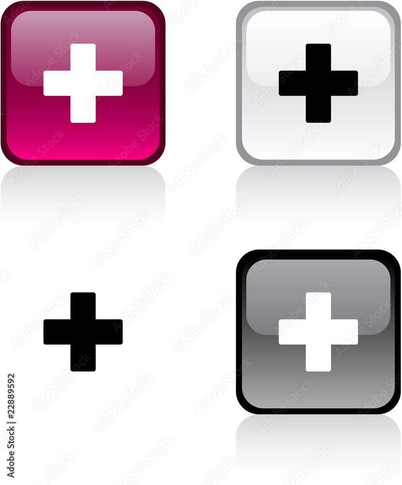 Obraz premium Switzerland button.