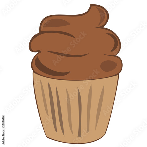 Chocolate muffin.