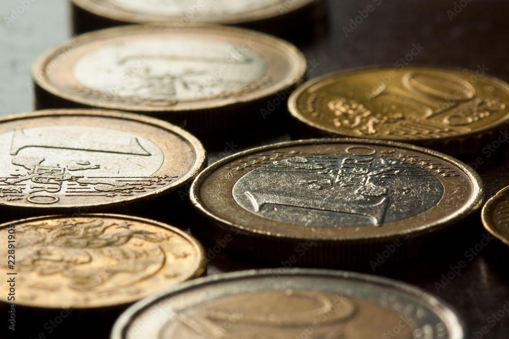 Euro coins Euro coins