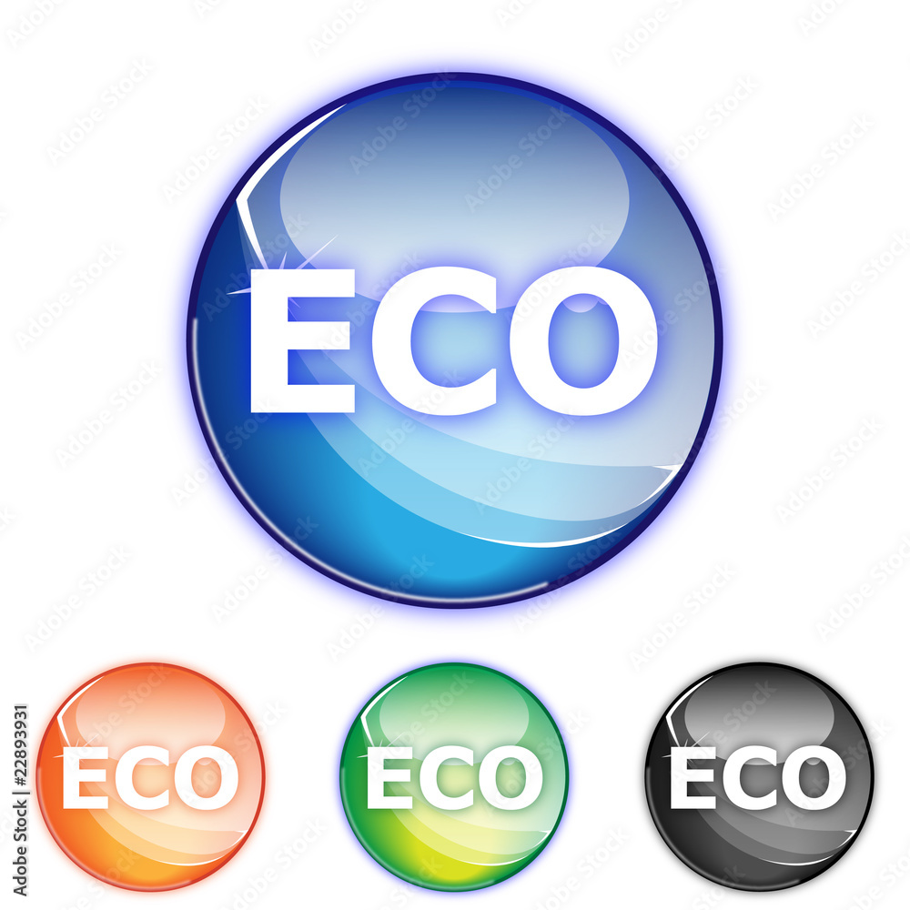 Picto ECO - Icon ecologic - collection color Picto ECO - Icon ecologic - collection color