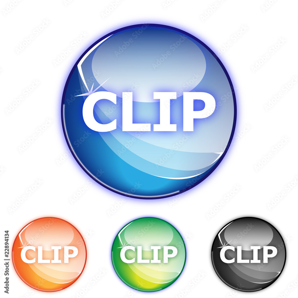 Picto CLIP - Icon movie clip - collection color Picto CLIP - Icon movie clip - collection color