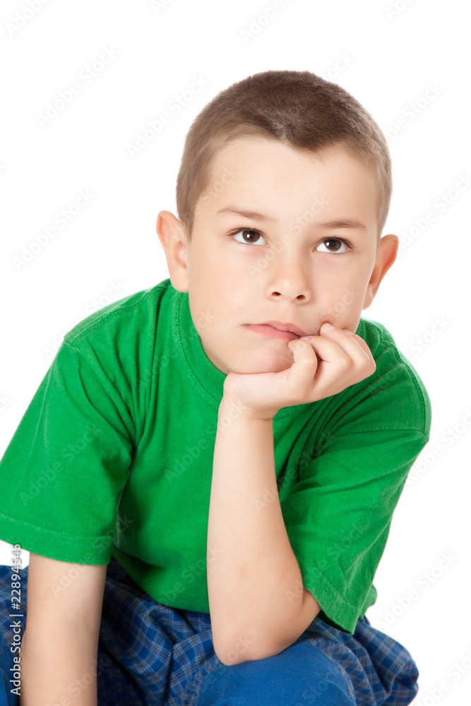 pensive boy pensive boy