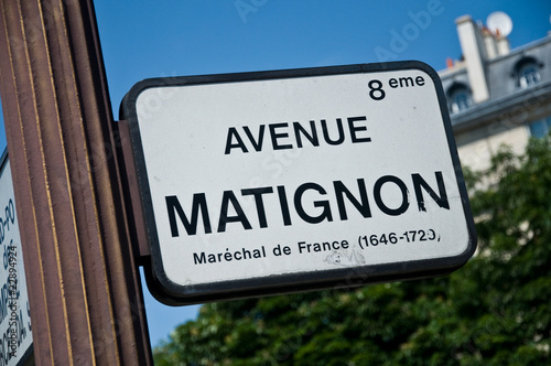 Fotografia avenue matignon