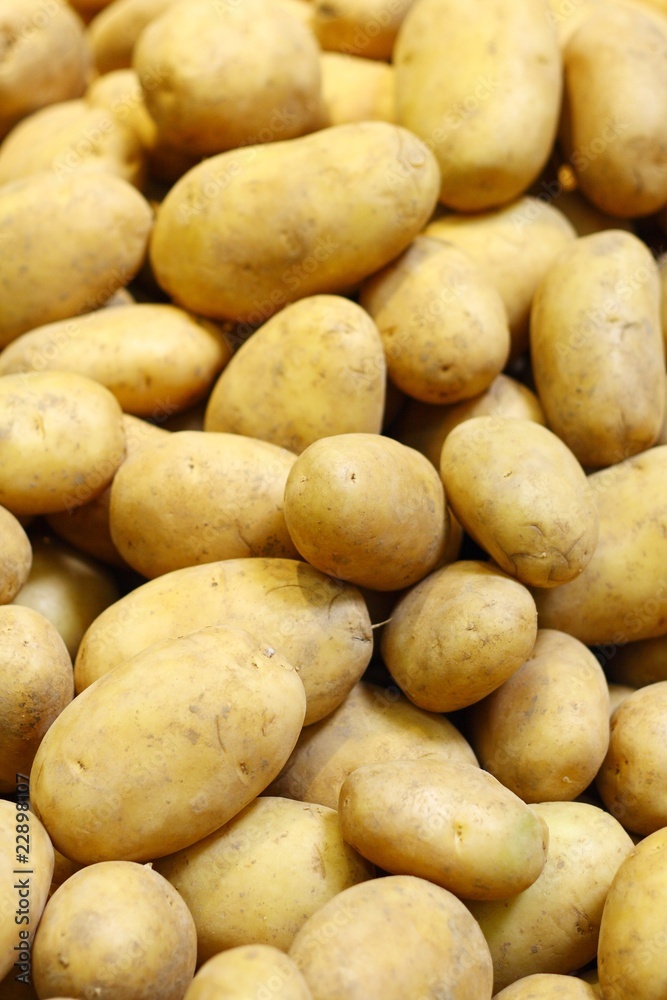 Potatos in market Potatos in market