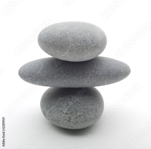 Photography three grey stones