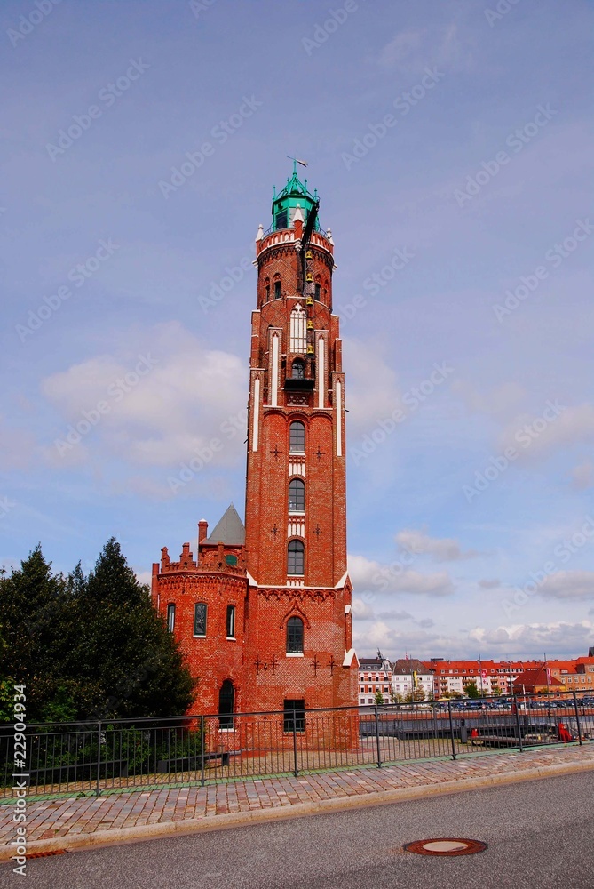 Obraz premium Backsteinleuchtturm