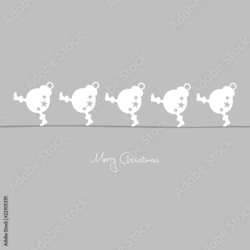 5 Walking Christmas Balls