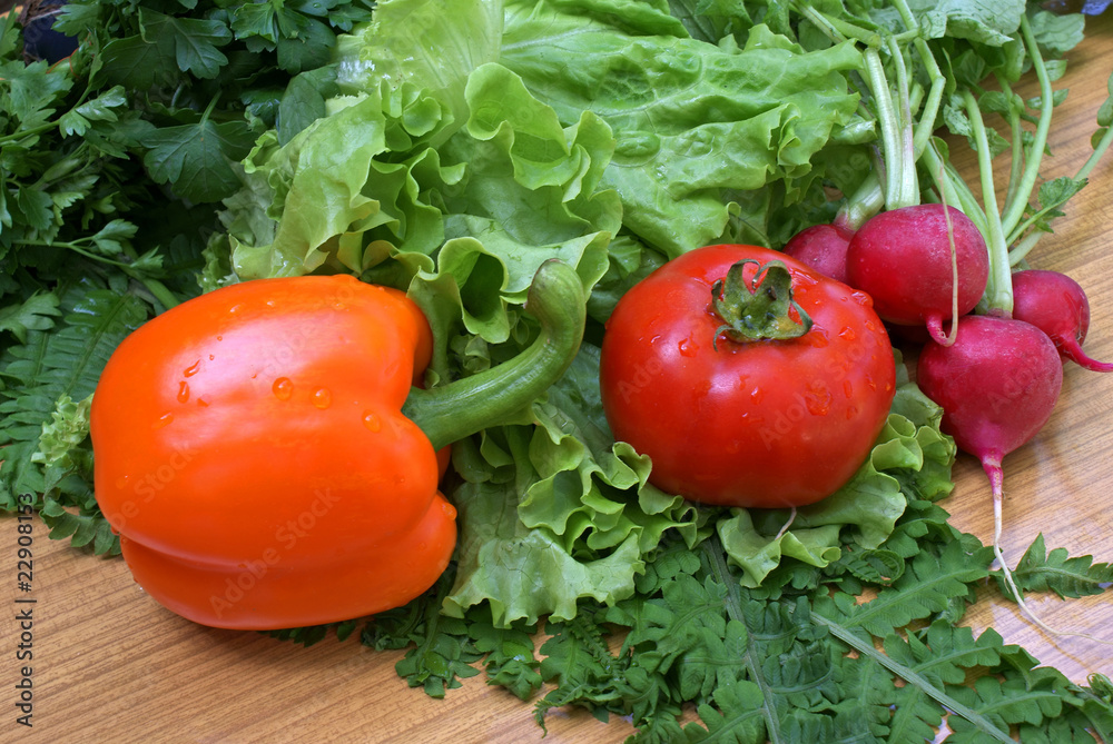appetizing vegetables
