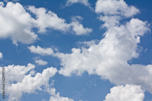 Fototapeta Naklejka Na Ścianę i Meble -  Clouds in the sky a background