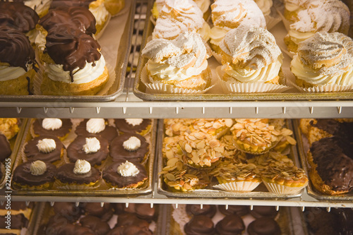 pastries in a bakery, Solvang, Santa Ynez Valley, California photo