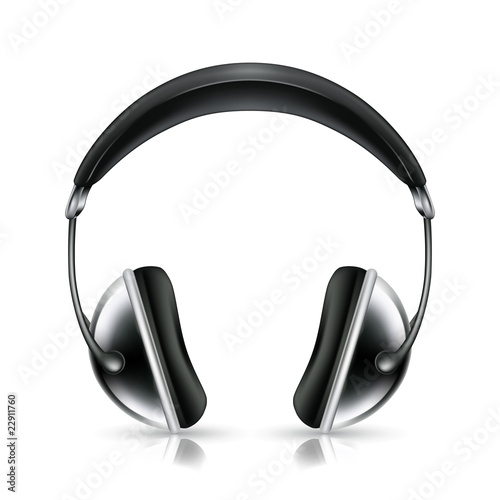 Head phones, vector icon