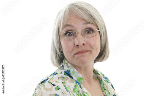 Fotografie Mature woman with humorous expression