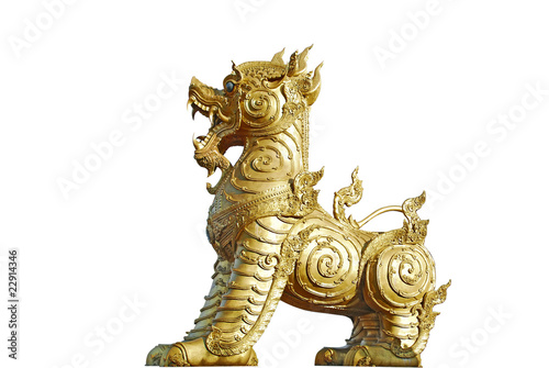 Golden Singha lion