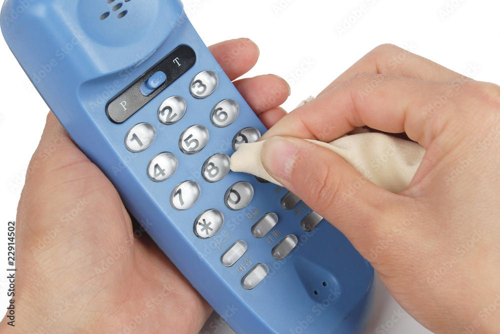 cleaning telephone cleaning telephone