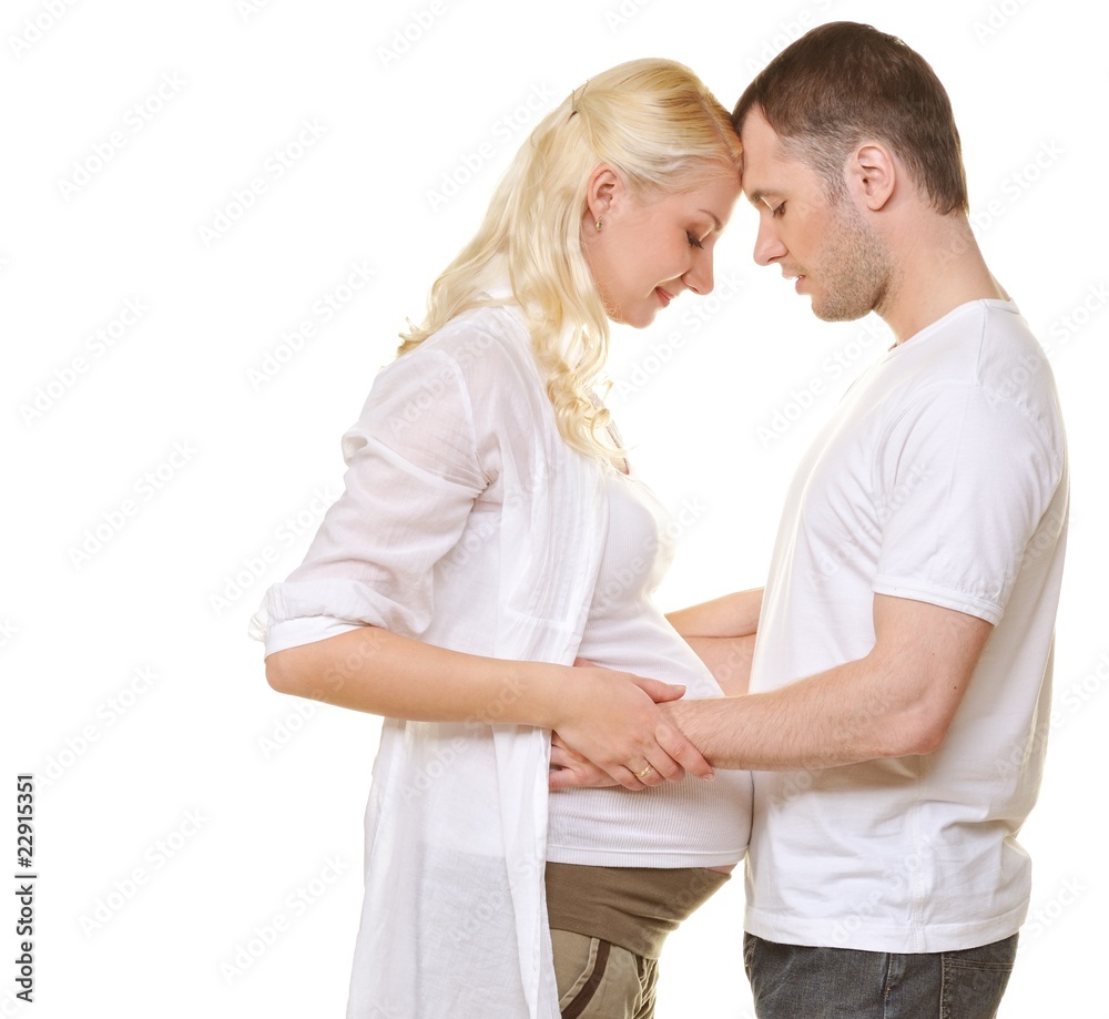 Beautiful couple expecting a baby Beautiful couple expecting a baby