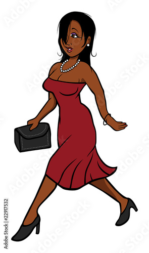 sexy woman walking