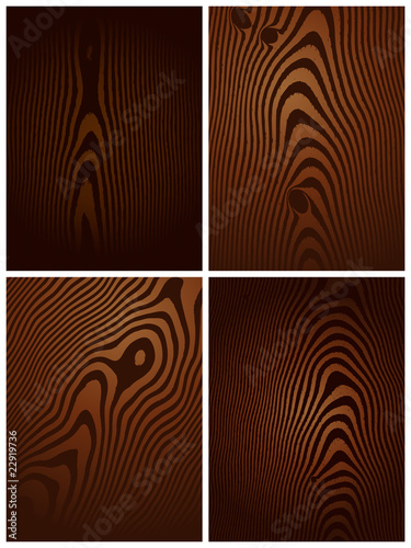 Fototapeta Dark wood textures