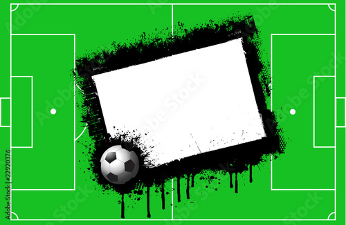 Grunge football background