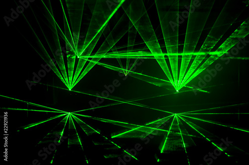 Disco and laser show