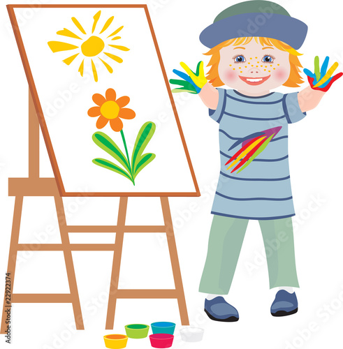 The small artist