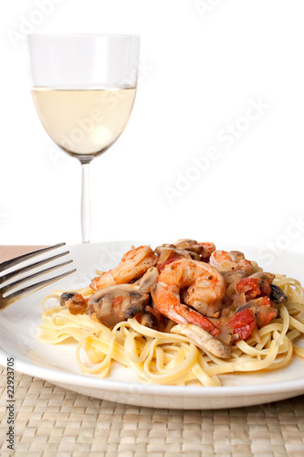 Shrimp Scampi with Linguine