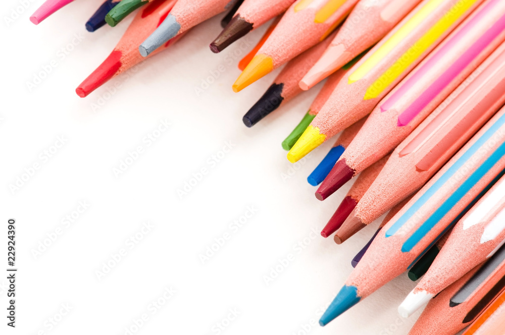 Collection of colorful pencils Collection of colorful pencils