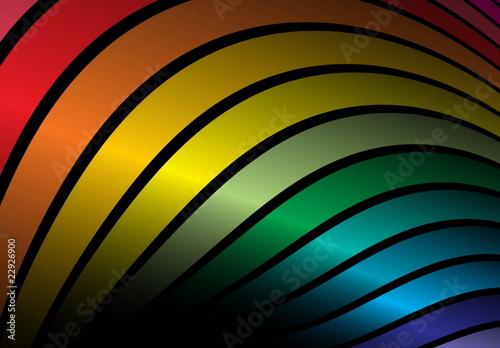 Shiny vector rainbow arcs