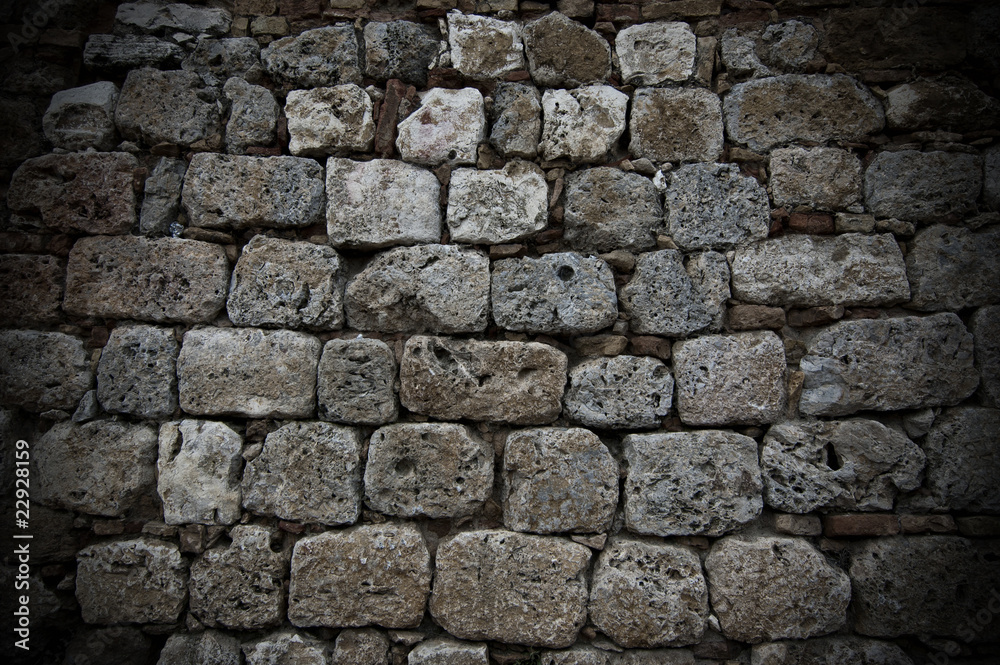 Wall of stones Wall of stones