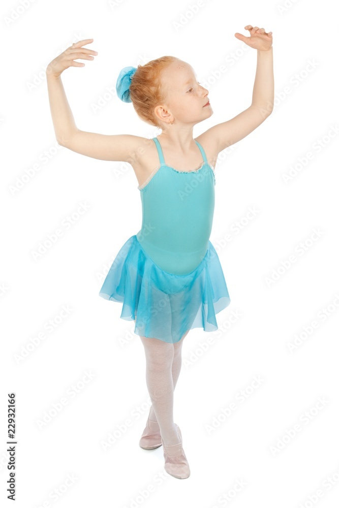 Naklejka premium Little ballerina
