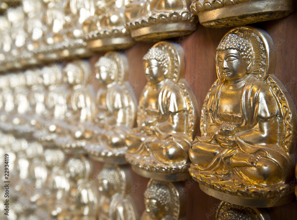 Thousand Buddha Statues