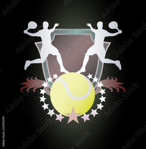 Abstract tennis background. Vector illustration.