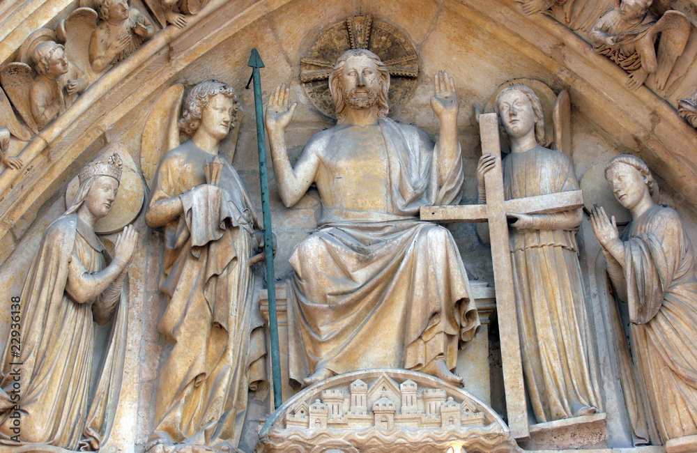 Notre Dame Cathedral, Last Judgment Portal: Christ in Majesty