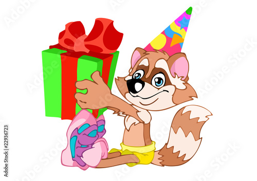 Raccoon the animation
