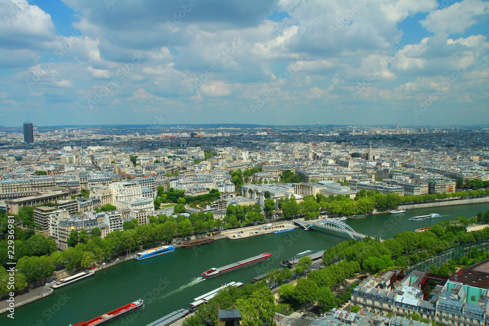 Parigi, veduta dall'alto