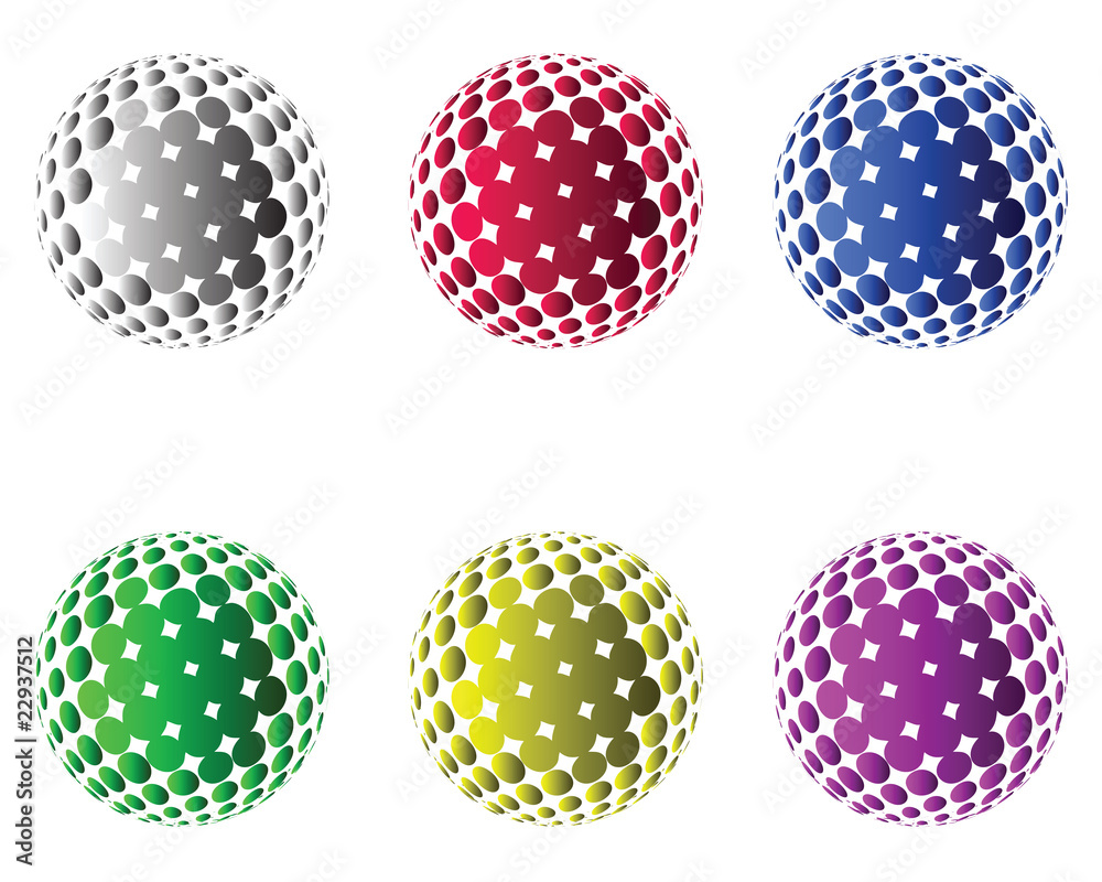 Halftone and spheres Halftone and spheres