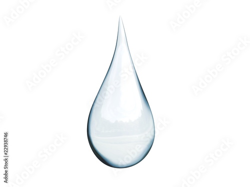 3d - water drop photo