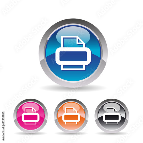 Icône imprimante - Picto print