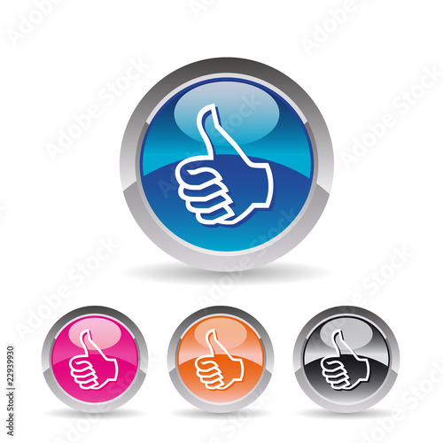 Picto pouce levé, ok, valider