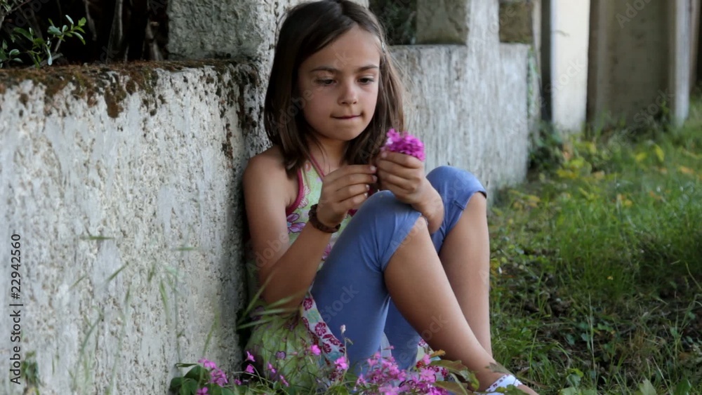 faire un petit bouquet et jeter les fleurs en l'air