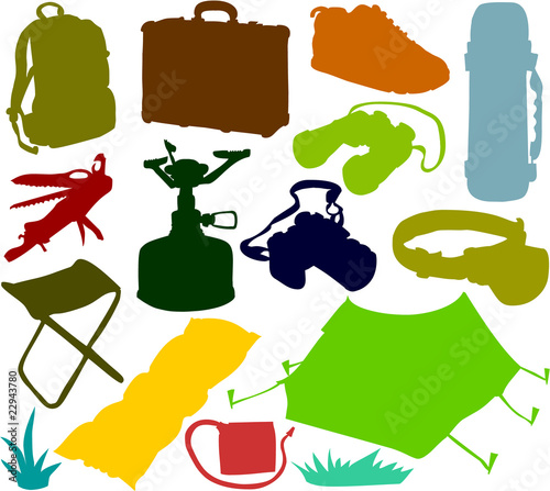 Set of a travel accessories